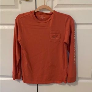 red Vineyard Vines long sleeve t shirt